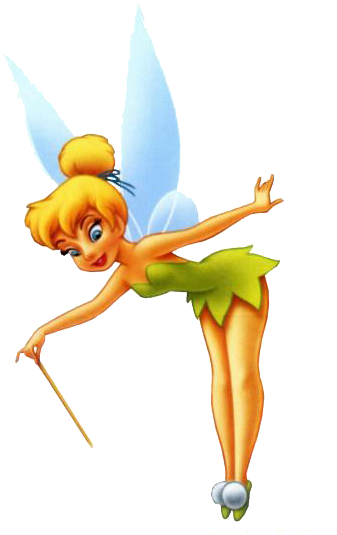 Tinker Bell Clip Art - Walt Disney Logo Tinkerbell (409x575), Png Download