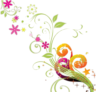 Flowers Vectors Small Png - Vector Flower Background Png (400x300), Png Download