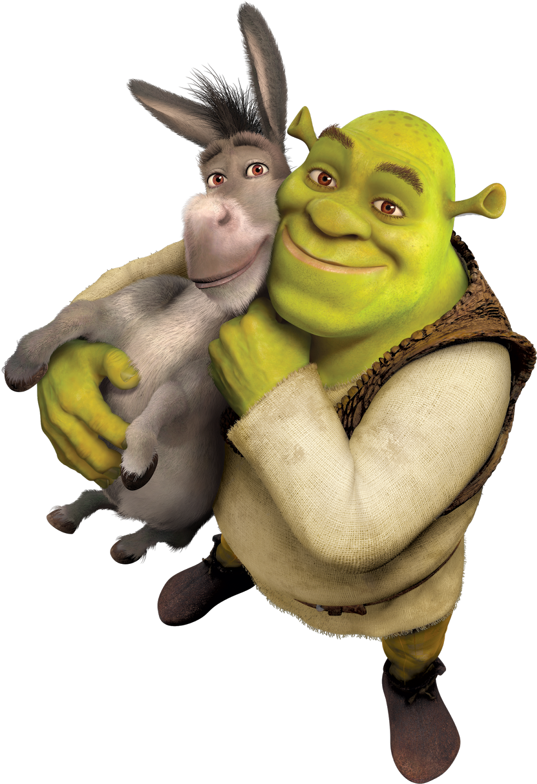 Shrek Donkey Png Image - Shrek And Donkey Png (1116x1600), Png Download
