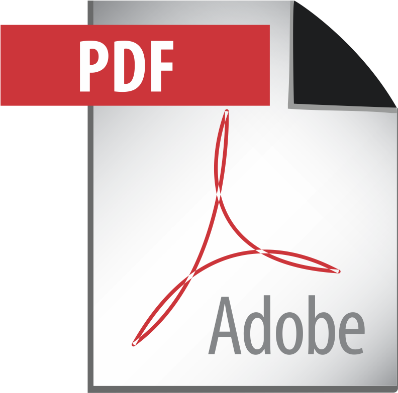 Png Black And White Library Adobe Pdf Download - Adobe Pdf Logo (901x1270), Png Download