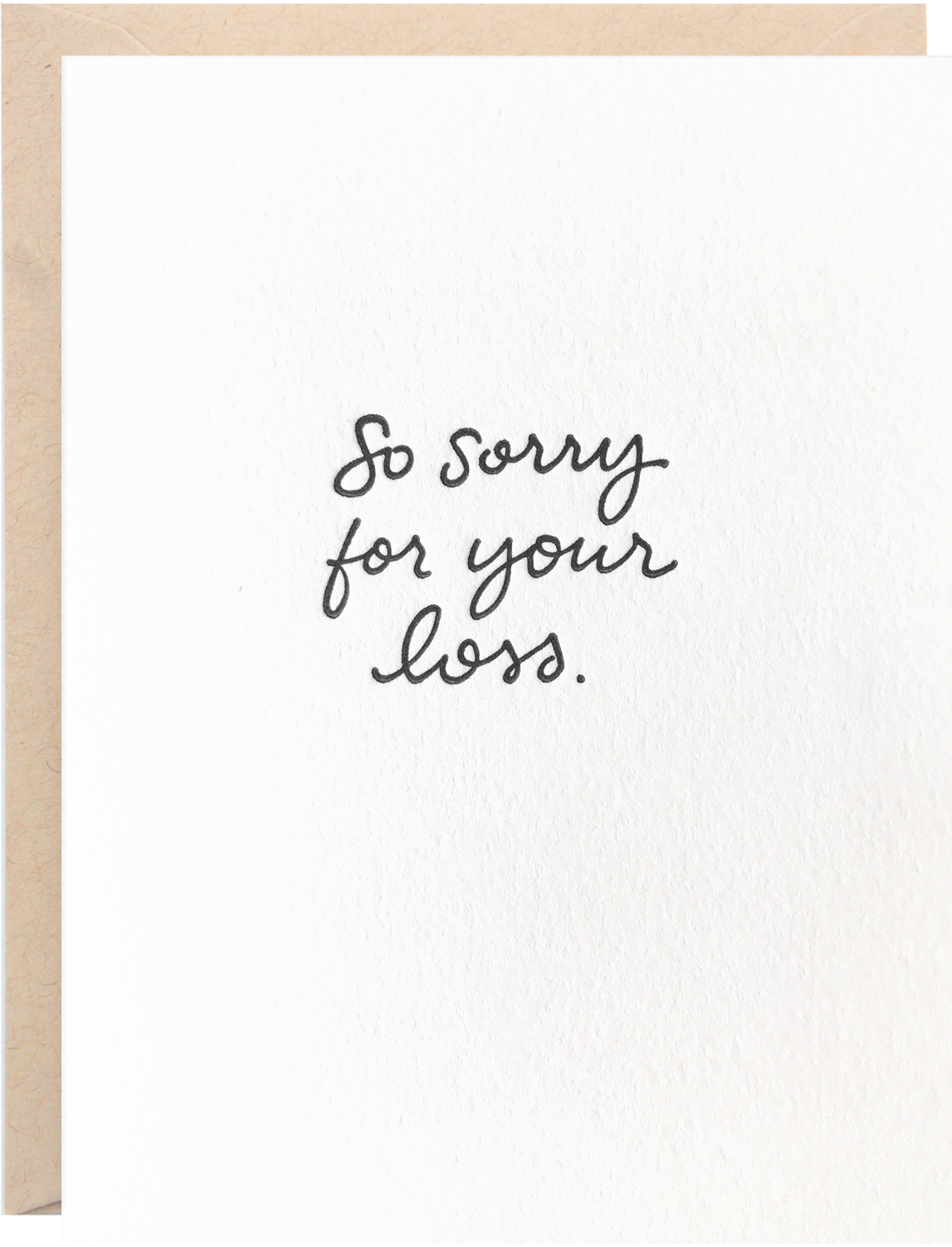 So Sorry For Your Loss Greeting Card - Envelope (1500x2100), Png Download