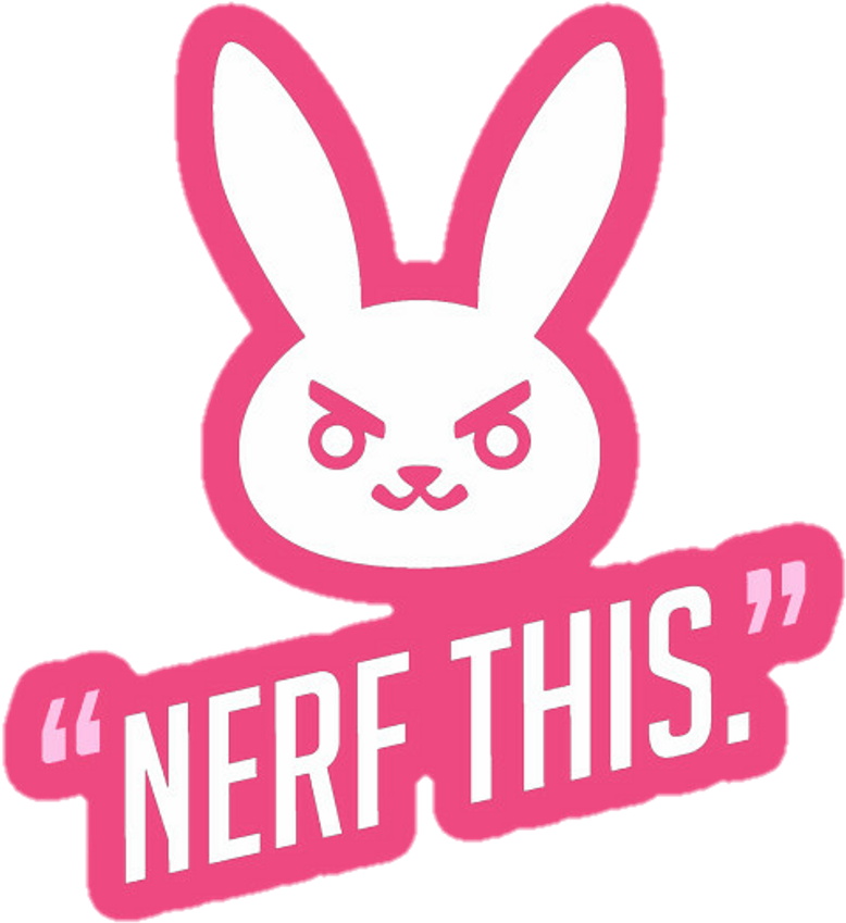 Overwatch Cup - D.va - For None - White (1024x1024), Png Download