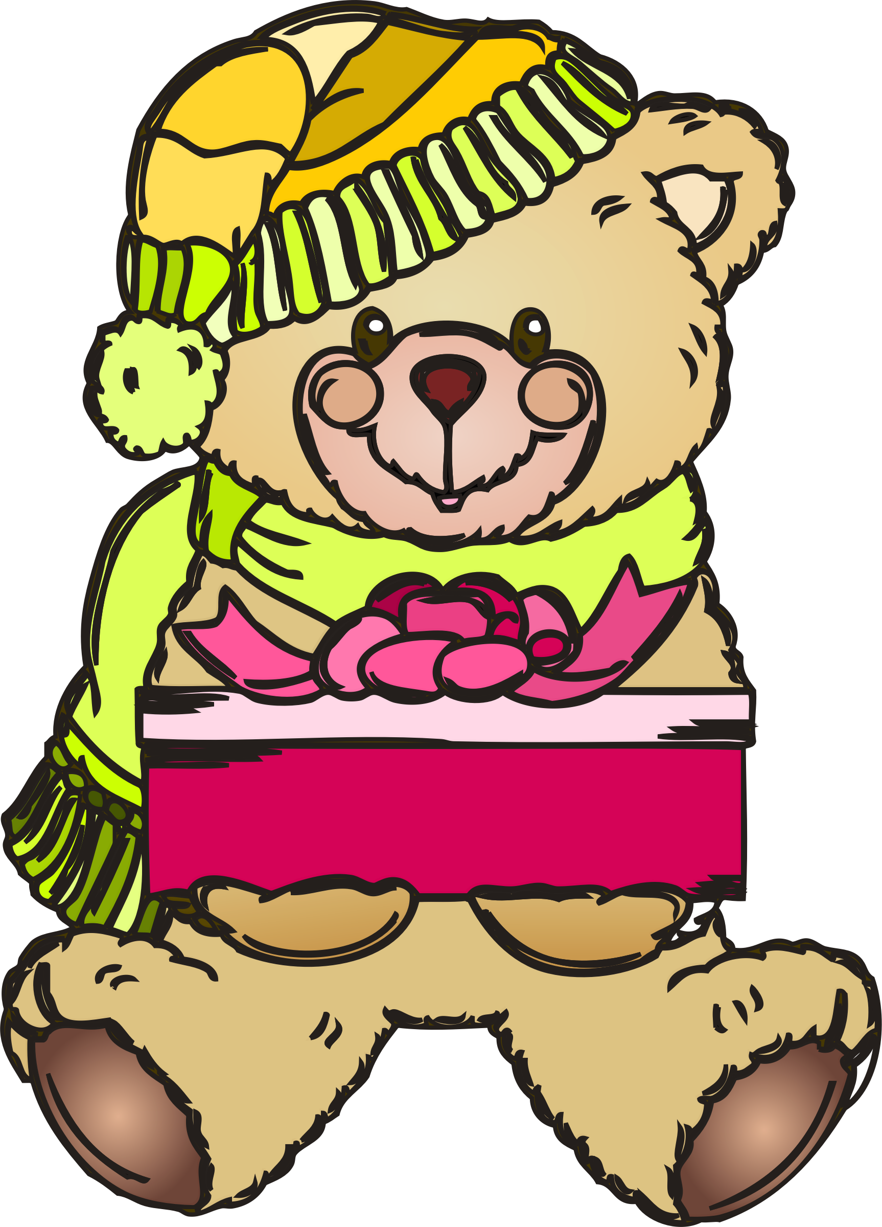 This Free Icons Png Design Of Holiday Bear (1726x2400), Png Download