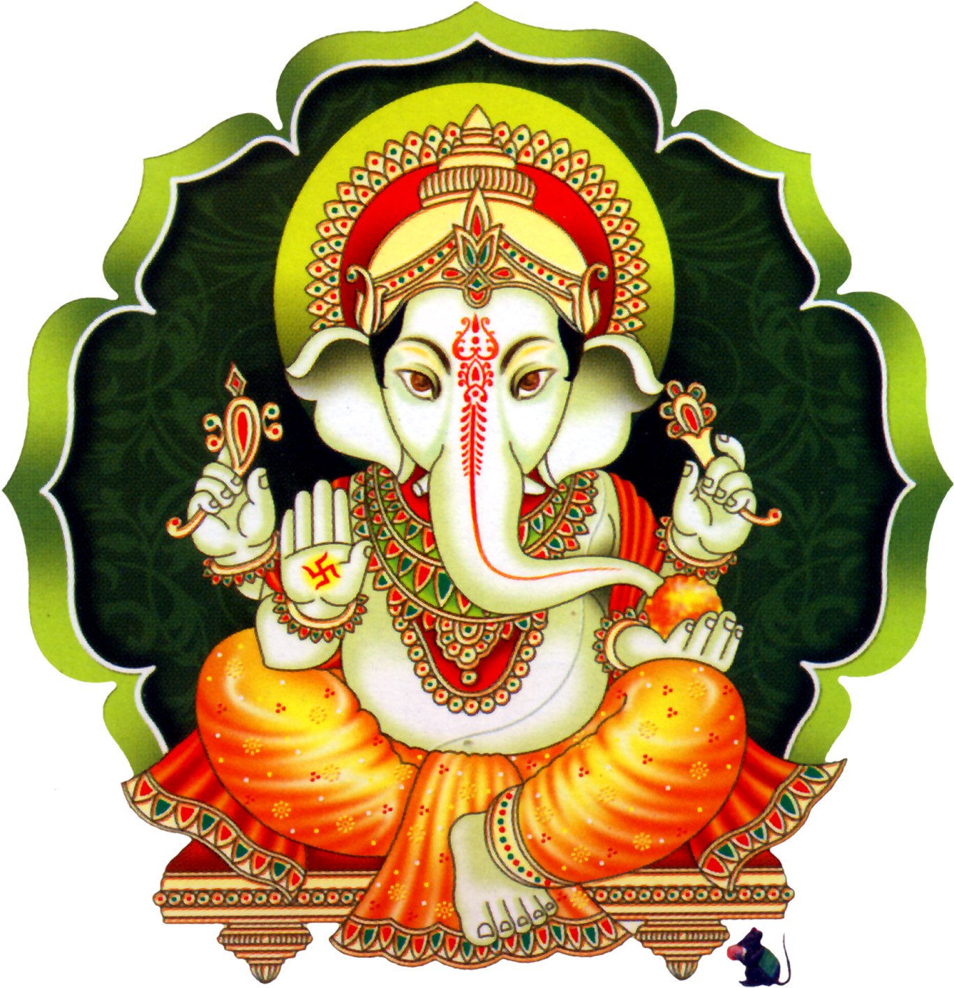 Happy Vinayaka Chaturthi Telugu (1600x1575), Png Download
