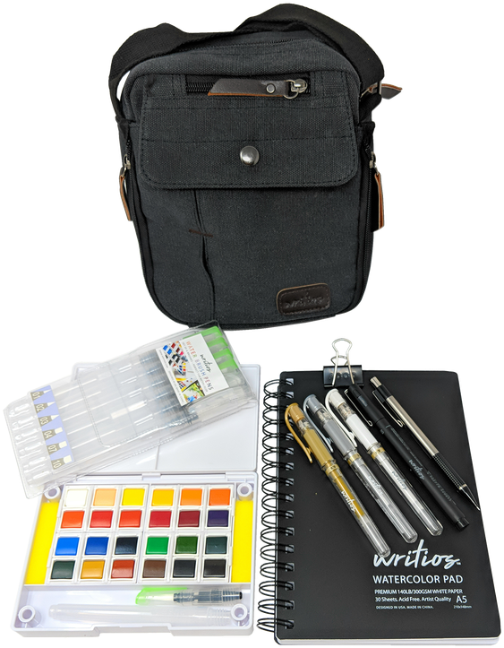 Best Watercolor Paint Set, Watercolor Travel Set, Watercolor - Watercolor Painting (620x800), Png Download