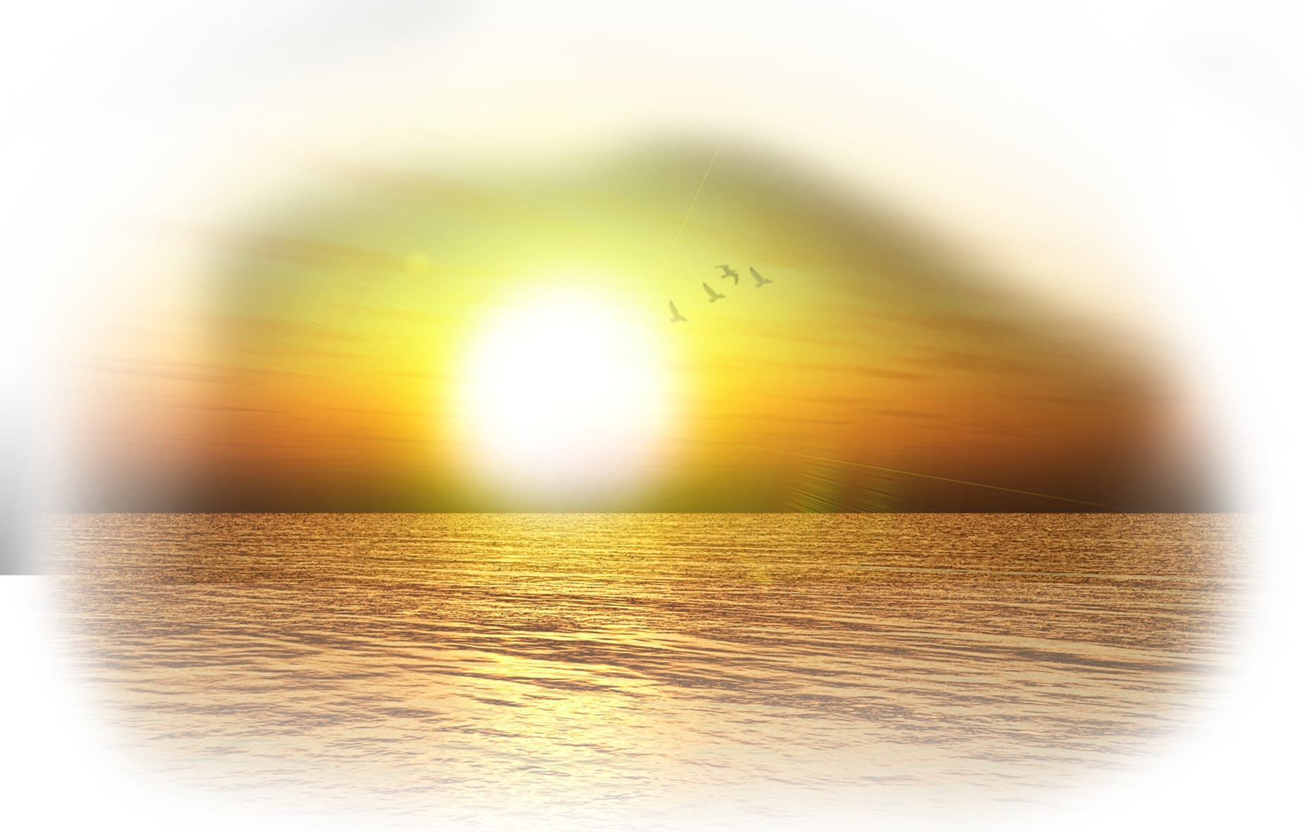Sunrise Png Background - Paisajes Amanecer Png (1852x1181), Png Download
