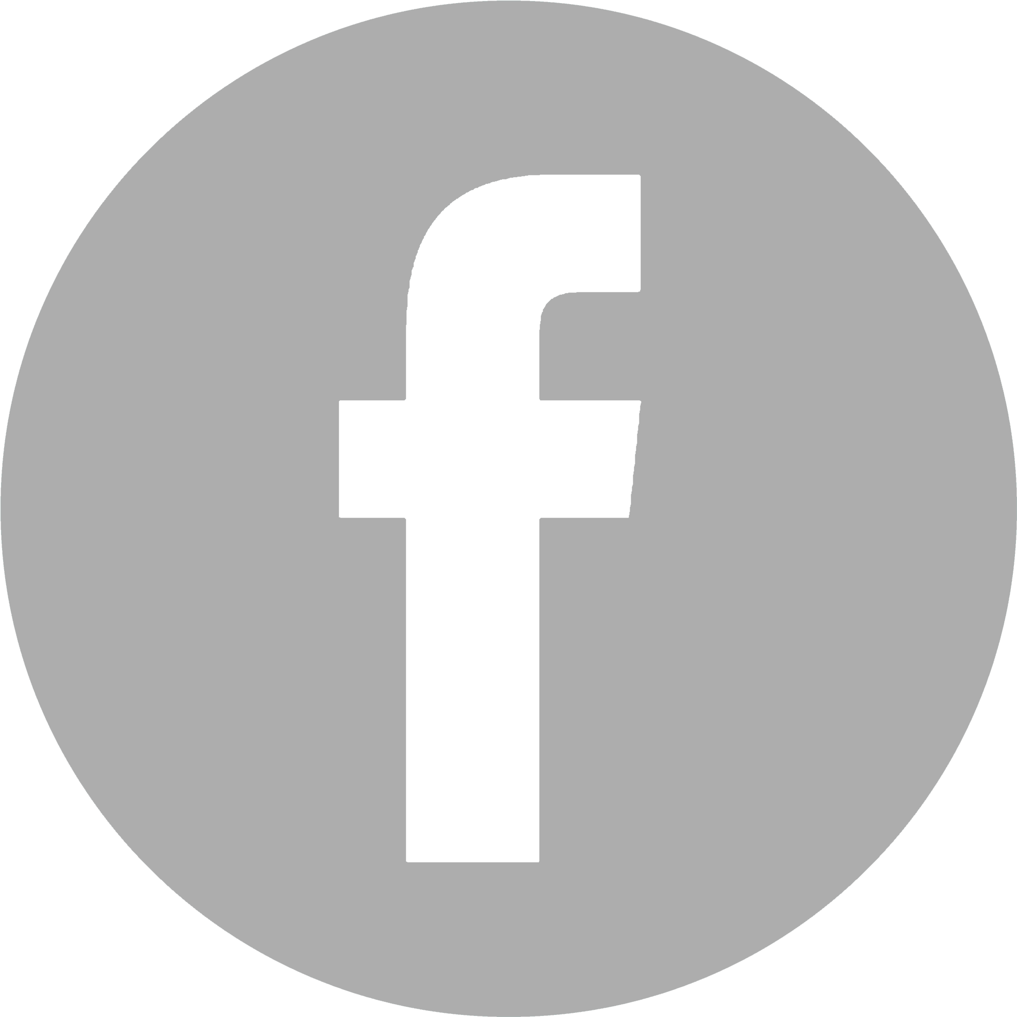 Circle Transparent - Facebook Logo Grau Transparent (2000x2000), Png Download