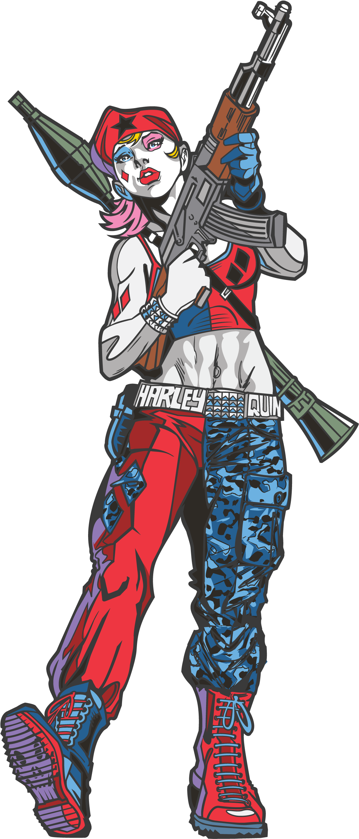Harley Quinn - Dc Comics Rebirth Harley Quinn (2000x3500), Png Download