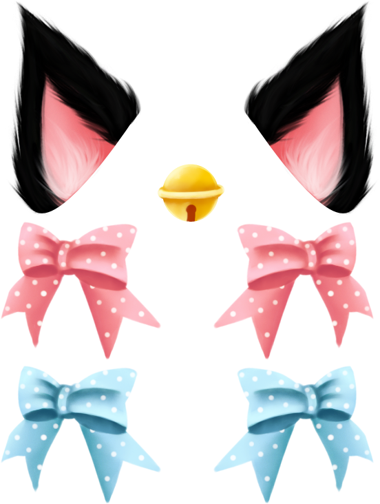 28 Collection Of Cat Ear Clipart - Anime Cat Ears Png - Free ...