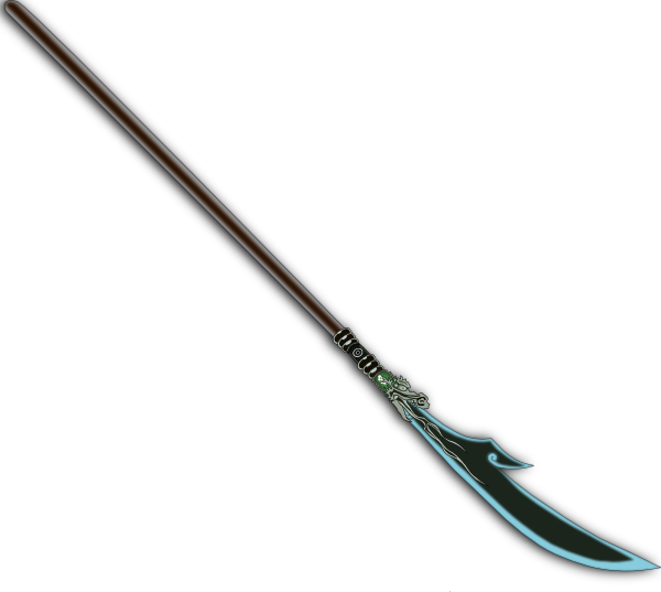 Free Vector Pole Axe Clip Art - Pole Axe (600x537), Png Download