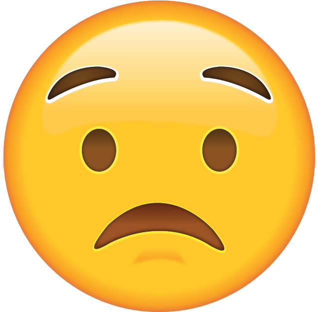 Worried Emoji Feature - Angry Emoji Face Png (640x640), Png Download