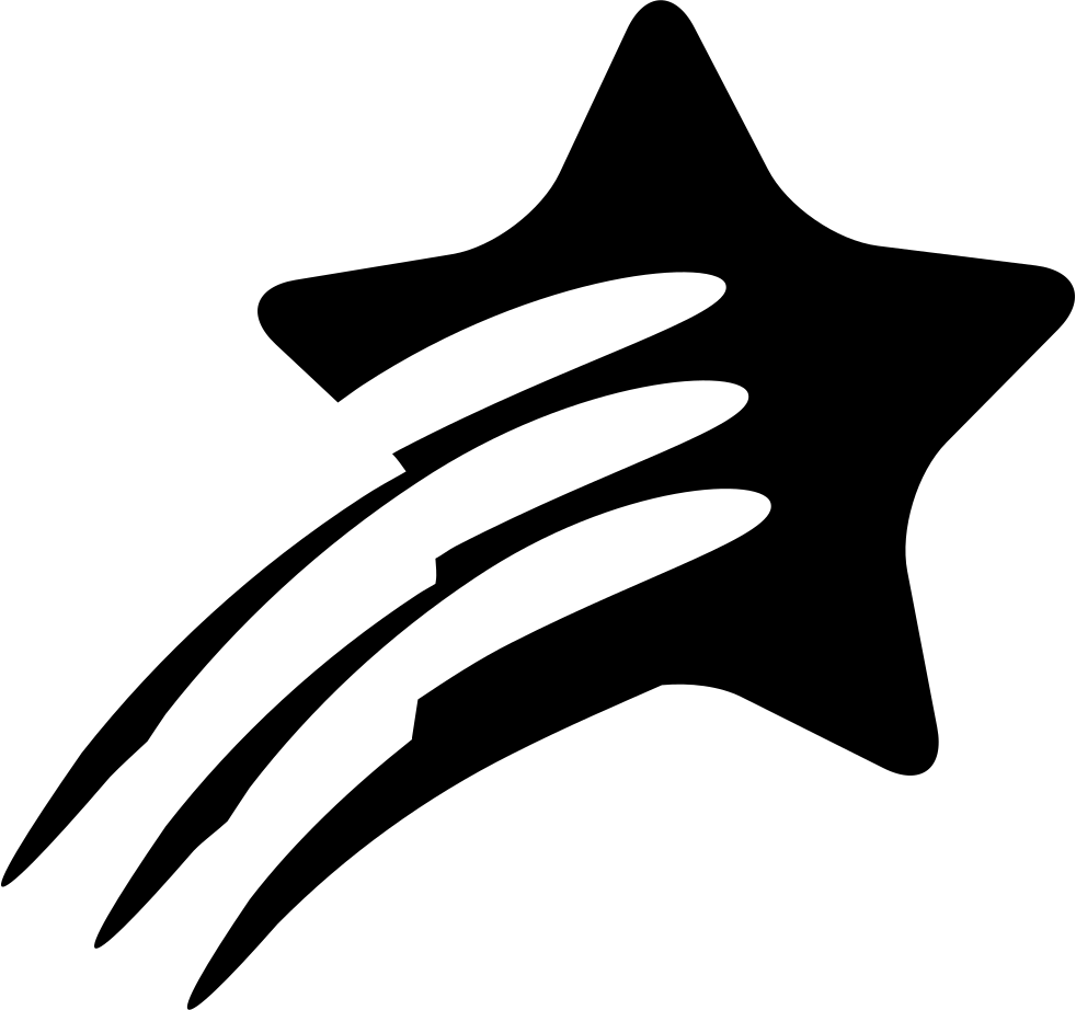 Shooting Star - - Estrella Fugaz Logo Png (982x922), Png Download
