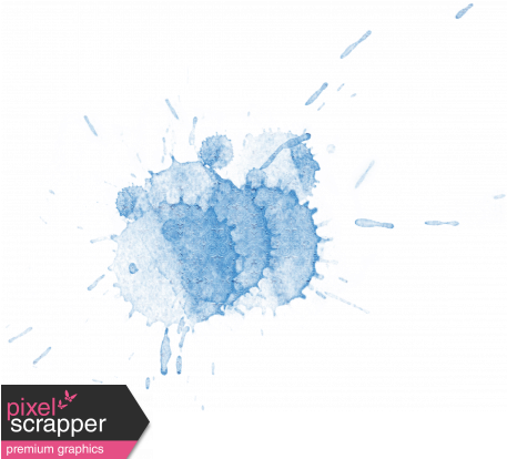Download Blue Watercolor Drip Png Black And White Library Digital Scrapbooking Png Image With No Background Pngkey Com