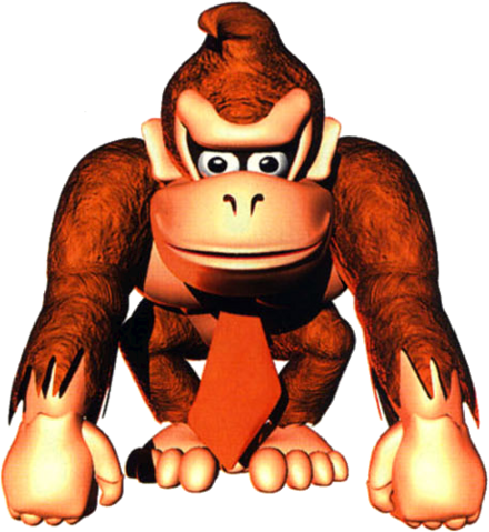 Donkey Kong Png Transparent Image - Donkey Kong Country Donkey Kong (440x479), Png Download