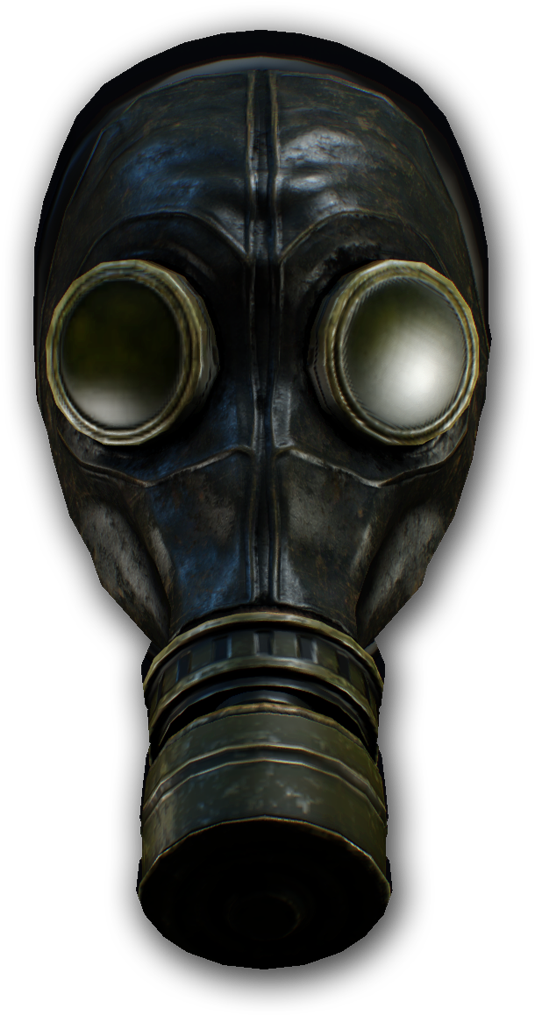 Lfa] Gas Mask Wearing Near Future Bandit/gangster - Gas Mask Transparent Background (1192x1100), Png Download