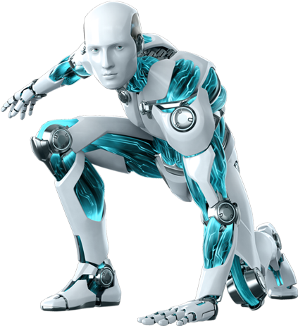 Robot Nod Png (422x488), Png Download