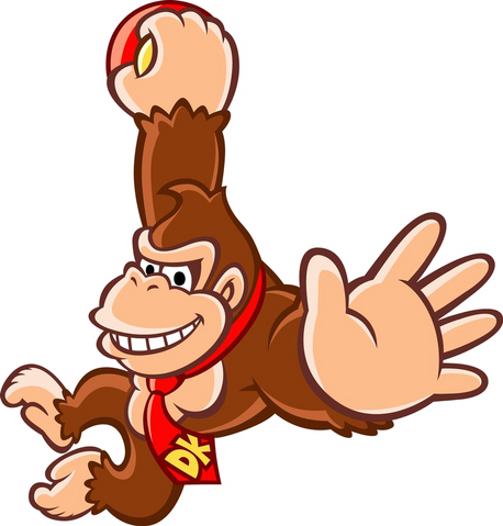 Donkey Kong Png Photo - Donkey Kong Swing (458x479), Png Download