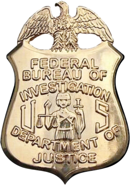 Badge Of A Federal Bureau Of Investigation Special - Fbi Badge Png (515x732), Png Download