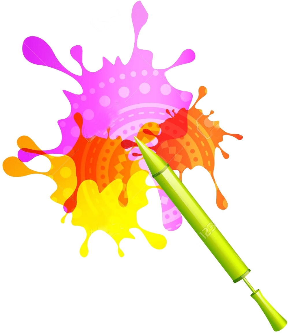 holi color clip art