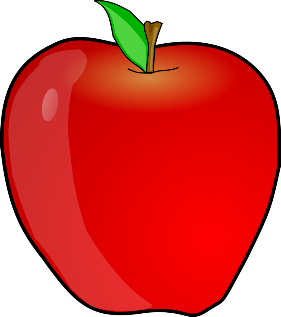 Apple Clipart Png - Apple Clipart (907x1024), Png Download