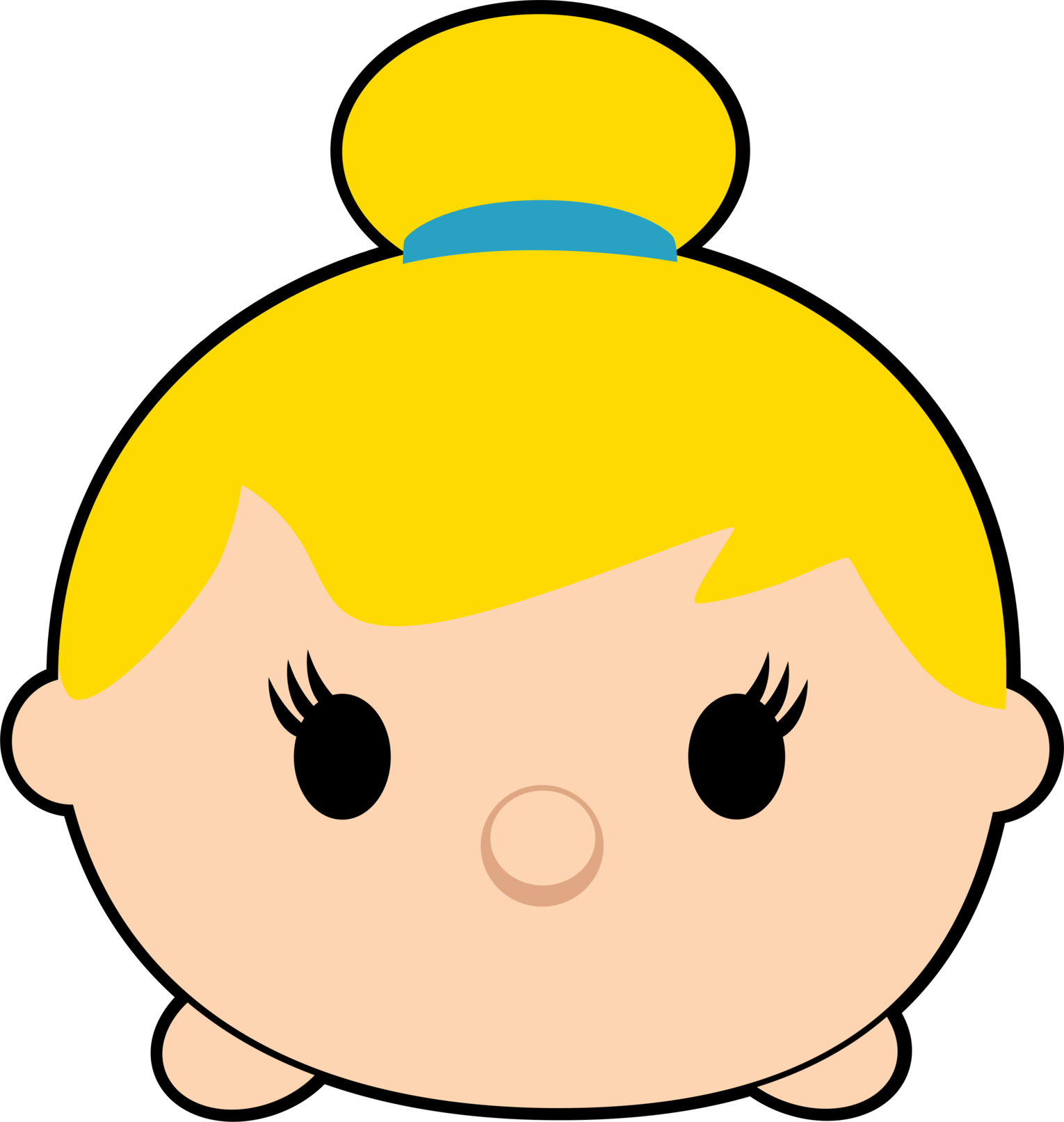 Disney Tsum Tsum Png (1530x1614), Png Download