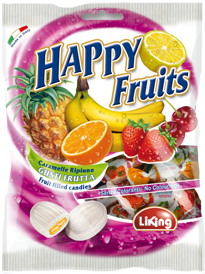 Happy Fruits - Happy Fruit Caramelle (718x960), Png Download