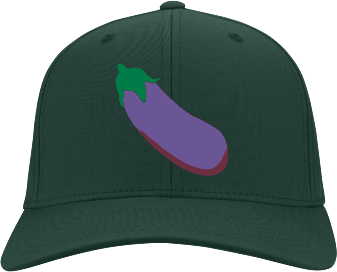Eggplant Emoji Stc10 Sport-tek Dry Zone Nylon Cap - American Red Line Flex Fit Twill Baseball Cap (1155x1155), Png Download