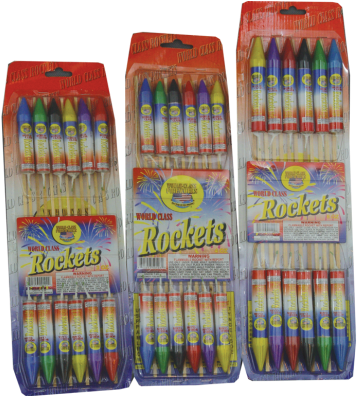 World Class Rocket Fireworks (395x395), Png Download