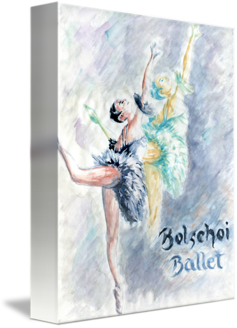 Transparent Dancer Watercolor - Peter Potter - Ballet Dancers Canvas (469x650), Png Download