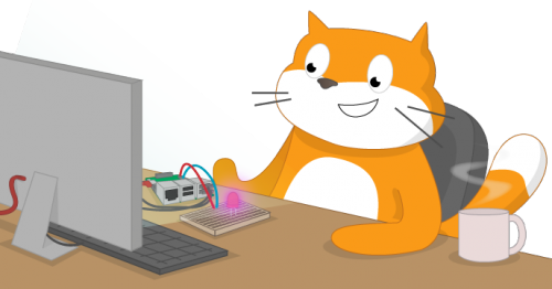 Scratch To Python Futurelearn Raspberry Pi - Đề Thi Tin Học Trẻ Scratch (500x262), Png Download