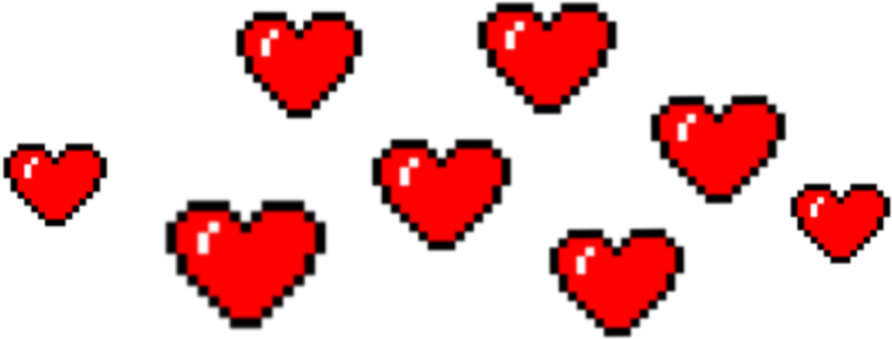 Red Tumblr Png - Red Heart Crown Png (1024x1024), Png Download