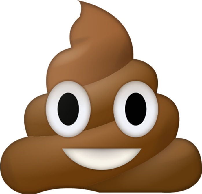 Download Poop Iphone Emoji Jpg - Poop Emoji Transparent (640x616), Png Download
