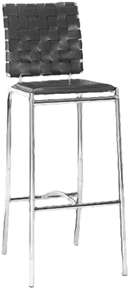 Criss Cross Black Bar Stool - Criss Cross Barstool (648x432), Png Download