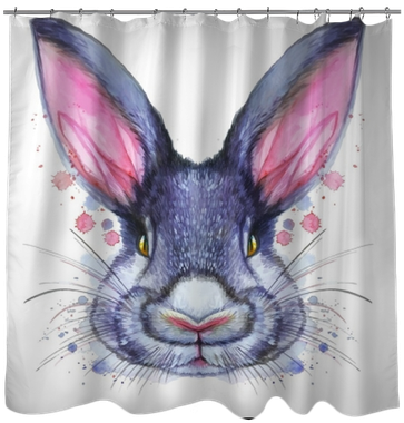 Painted With Watercolor Of An Animal Mammal - Watercolor Painting (400x400), Png Download