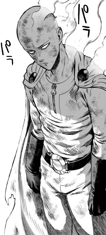 One Punch Man Badass (453x1000), Png Download