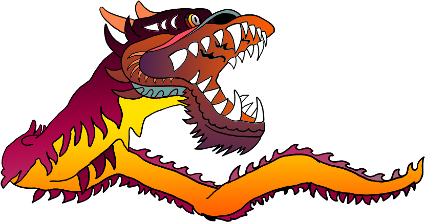 Great Pictures Of Cool Dragons Svg Library Stock - Chinese Dragon Png Cartoon (886x513), Png Download