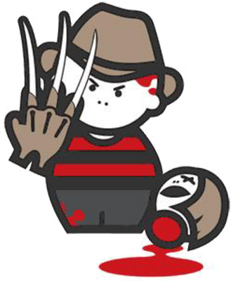 Freddy Krueger Cartoon Psd - Freddy Krueger Claw Cartoon (329x400), Png Download