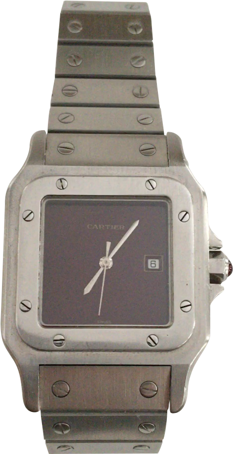 Cartiersantos - Analog Watch (1024x1024), Png Download