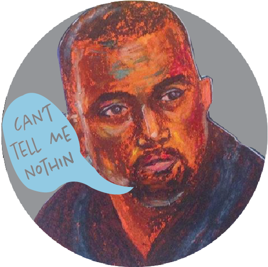 Vector Freeuse Download Stickers Hannah Kline Art Kanyepng - Library (550x547), Png Download