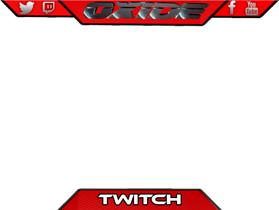 Picture Overlay Template Twitch Overlay Blank Png Free Transparent