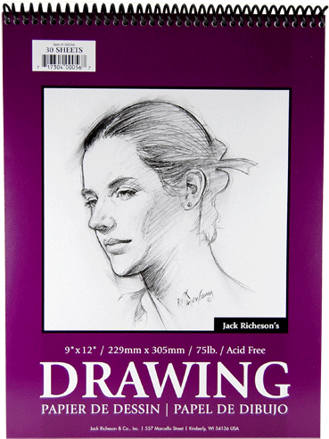 Richeson Drawing Pad Sm - Jack Richeson Drawing Pad (400x536), Png Download