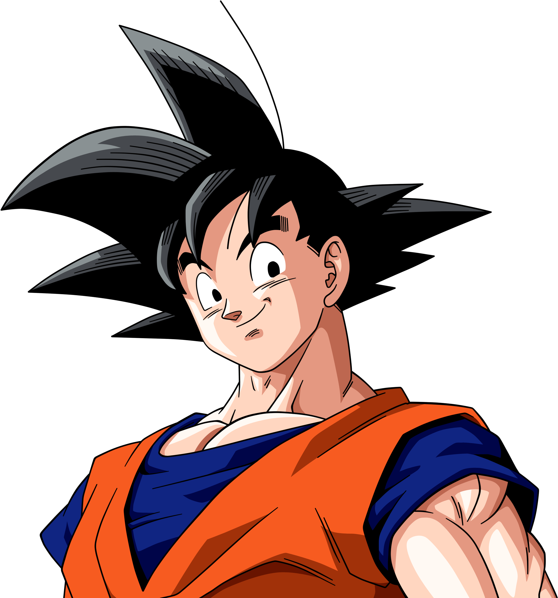Goku Face Transparent Png Sticker - Dragon Ball Z - The Complete Collection : Remastered (2248x2363), Png Download