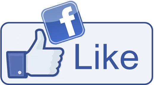 Like Facebook Png - Logo Like Facebook Png (592x299), Png Download