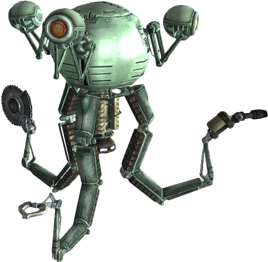 Maintenance Robot - Fallout Robot Png (624x615), Png Download