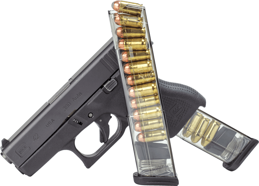 Image Library Download Ets Glock Caliber Round - Ets Glock 43 Magazine Review (1024x1024), Png Download
