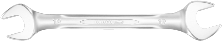 Double Open End Wrench, Metric - Bahco 18mmx19mm Double Ended Open Spanner, 222 Mm Length, (800x600), Png Download