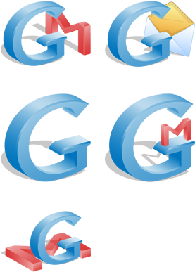 Gmail Icon Pack By Foood - Gmail Icons (296x444), Png Download