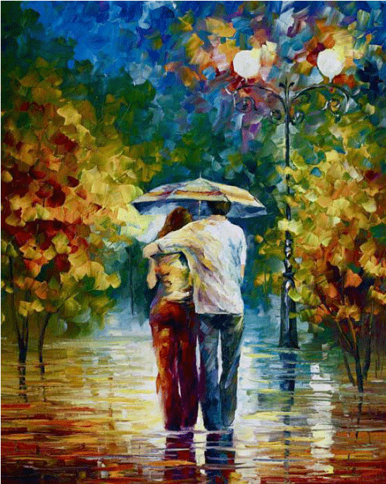 Ph0005 - Invitation 2 - Palette Knife Oil Painting On Canvas (686x686), Png Download