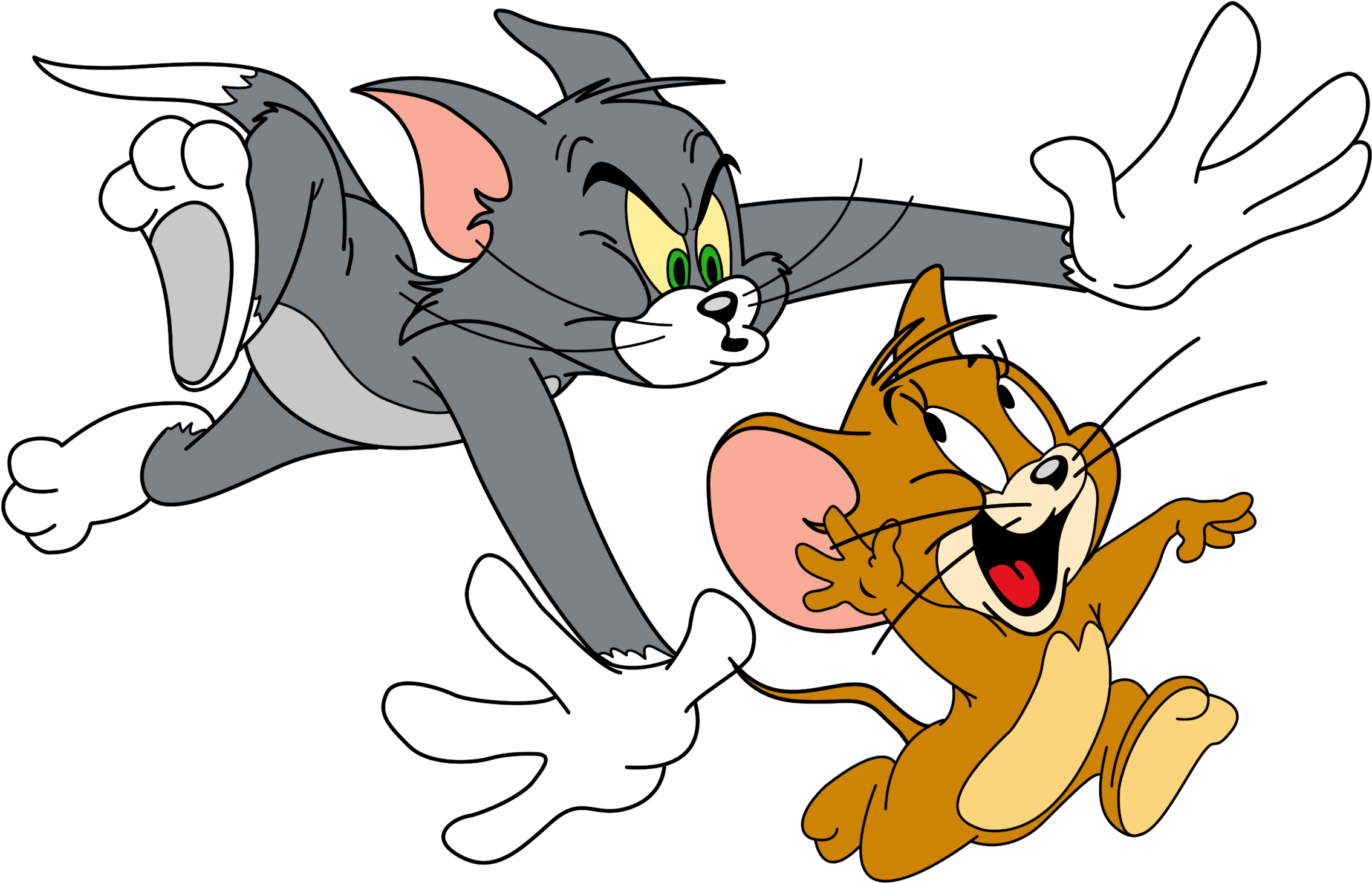 Tom And Jerry Png (2395x1556), Png Download