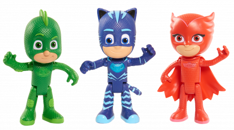 Pj Masks Deluxe Talking Figure Gekko - Pj Masks Talking Toys (470x262), Png Download